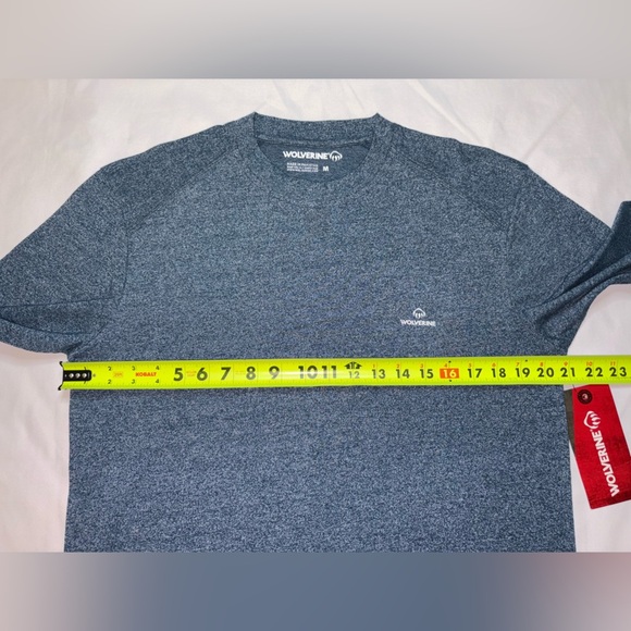 Wolverine NWT Men’s Size M Blueprint Heather Edge Short Sleeve Tee Shirt - Picture 3 of 7